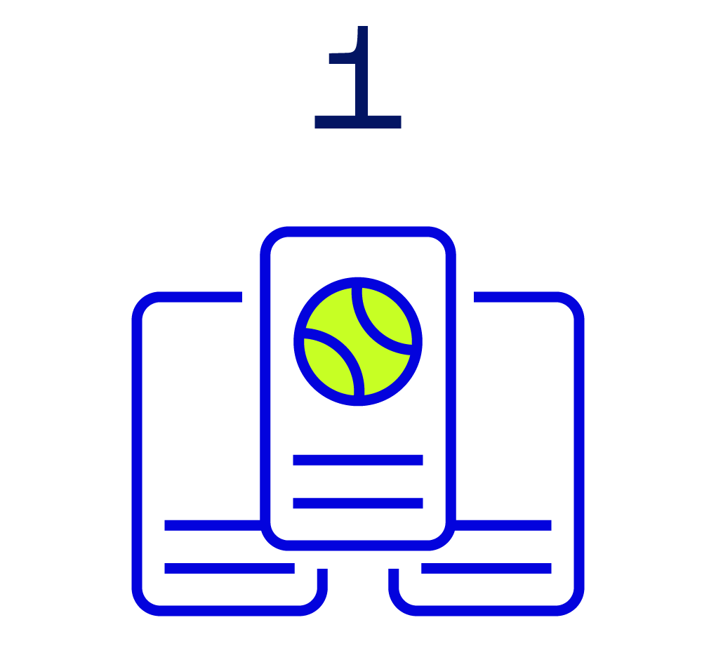 Tennis Box - Como funciona - 1 Escolha seu plano